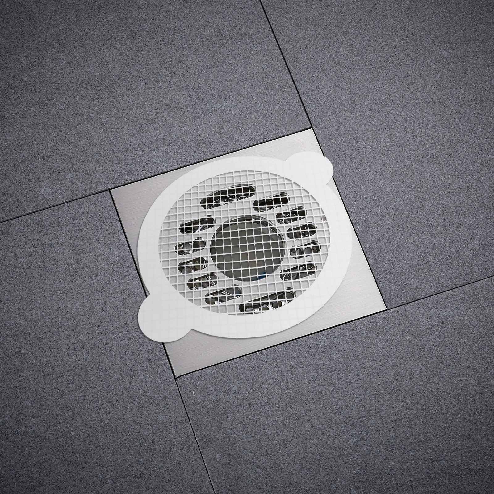 

10 Pcs Anti-blocking Floor Drain Patch Filter Cover Sticker Stickers Sink Sewer Waste Glass Fiber Hair Filtering Shower