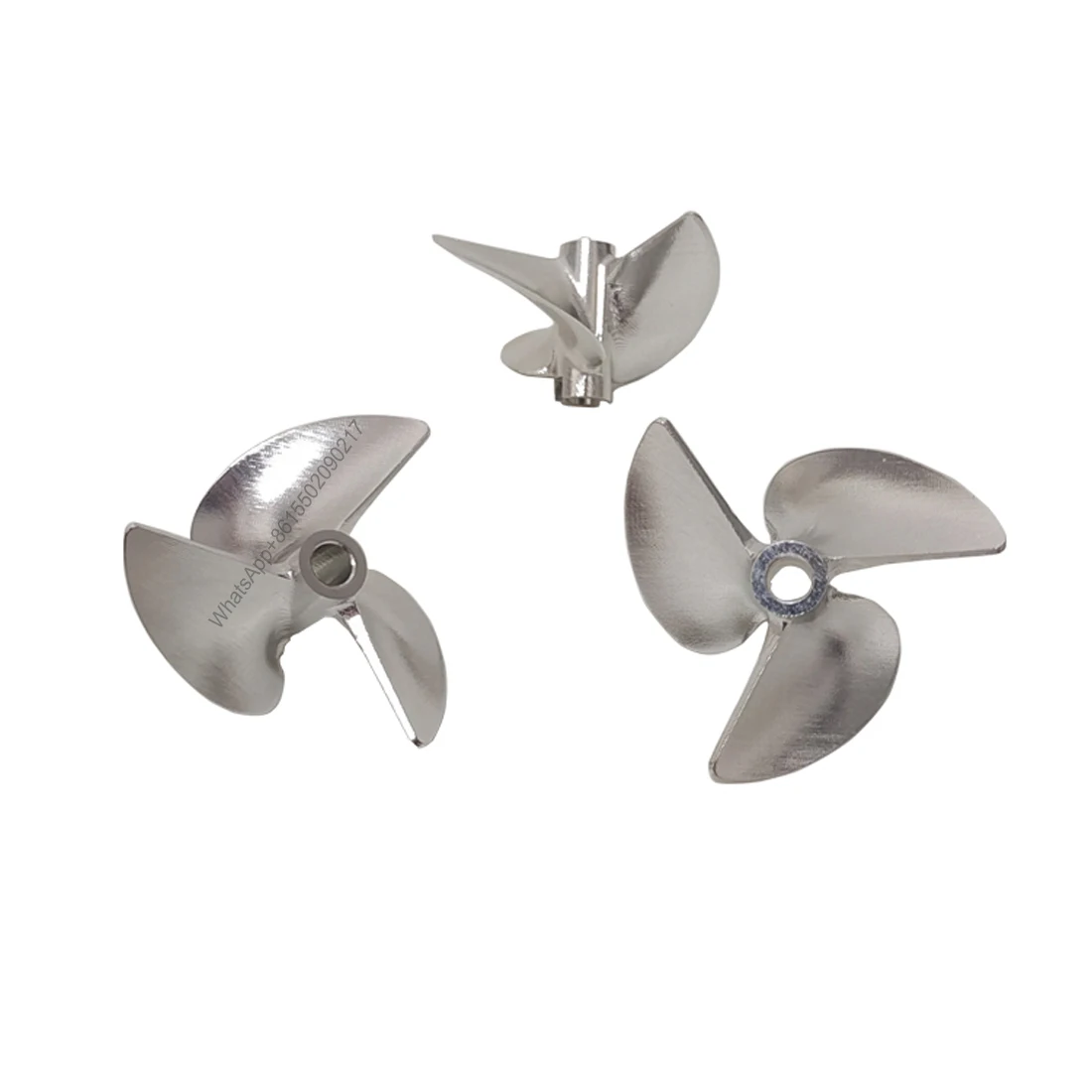 CNC three blade aluminum propeller / propeller / ship model high speed semi invasion propeller / pitch 1.6 aperture 4.76