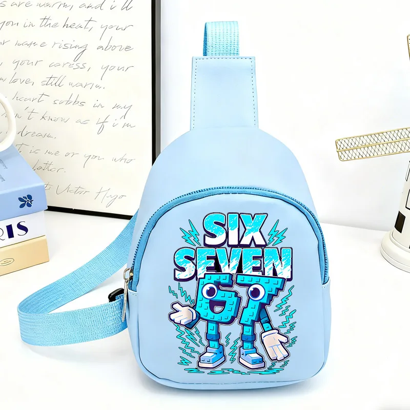 

Сумки на слинге Steal A Brainrot с героями мультфильмов 67, сумка через плечо Six Seven, уличная дорожная сумка, сумка на плечо в стиле аниме для девочек и мальчиков, подарок