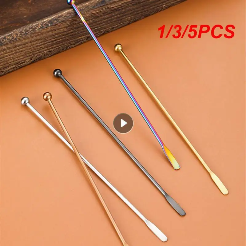 1/3/5PCS Coffee Yogurt Honey Rio Cocktail Juice Mixing Rod Ball Kitchen Tools And Food Processor Manuals Stirring Rod Mixing Rod