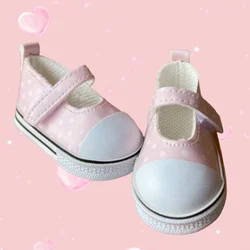 Tilda 6cm Toy Shoes For Doll Paola Reina 32cm,Fashion Sneakers for Dolls,1/4 Toy Shoes for Corolle Accessories for Mia Dolls