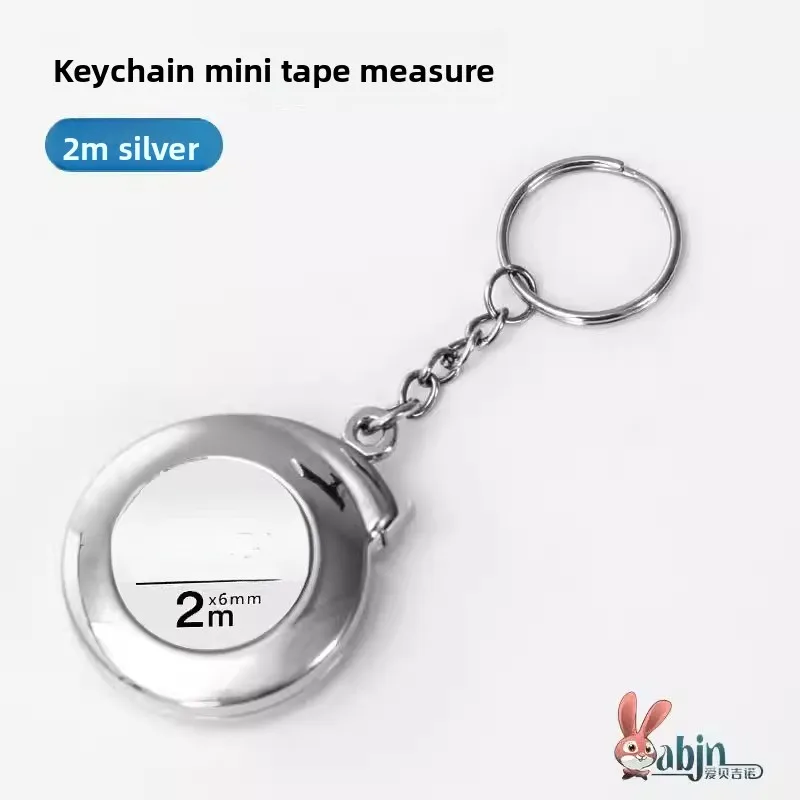 

Portable Keychain Soft Steel Ruler Home Use 2 Meter Measuring Tape Body Measurement Tool Cact Handy Fabric Ruler