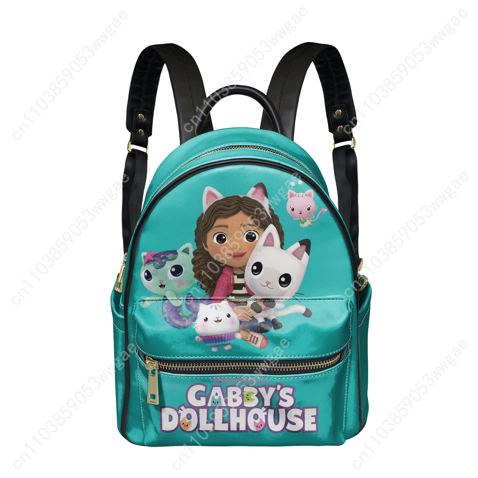 Gabby's Dollhouse Backpack Womens Mens Knapsack Tailor-made Double Shoulder Bags Business Travel Bookbags Rucksack Gift Daypack