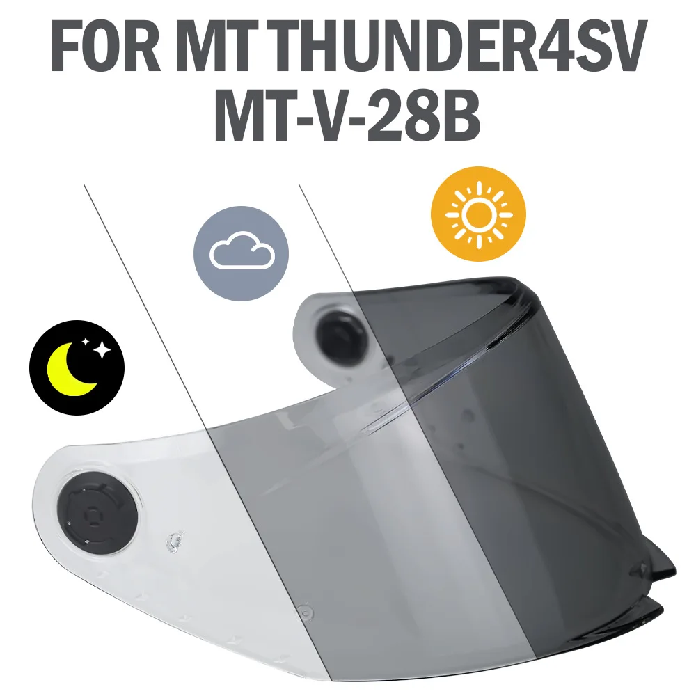 

Фотохромный козырек для MT Thunder4 Stinger2 Thunder3 Pro Thunder4 SV V28B, сменный объектив для шлема, щиток для лица Visera Casco Moto
