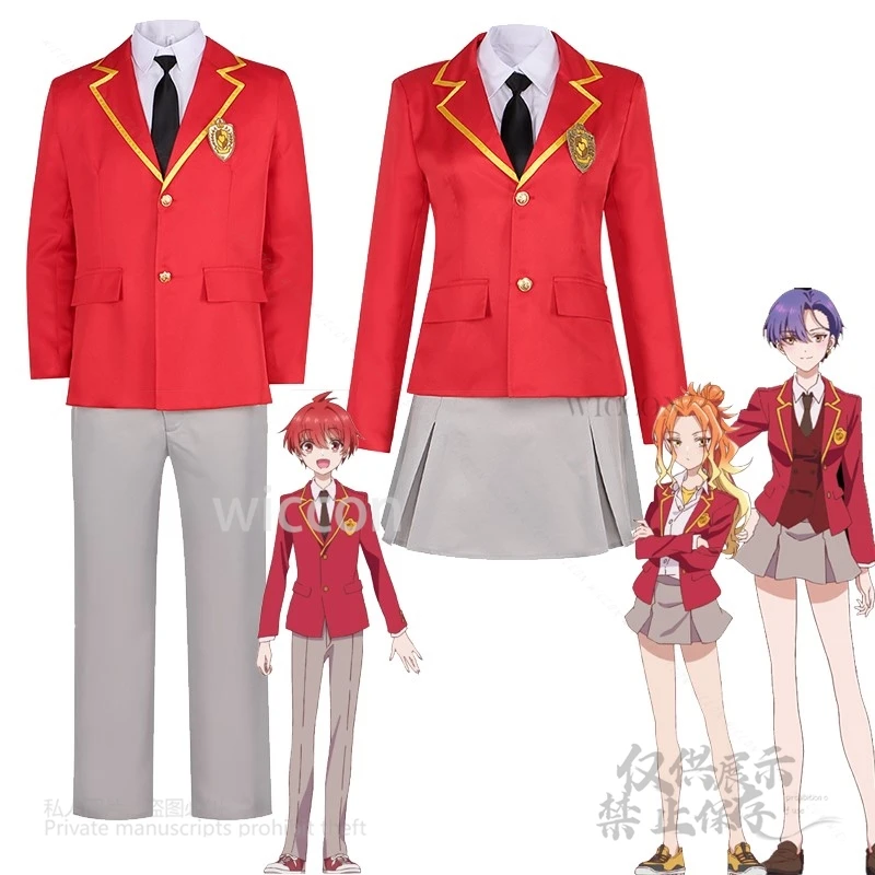 อะนิเมะ Yuu Ayase คอสเพลย์มังงะสาม Mikadono Sisters Cos น่าประหลาดใจง่าย Kazuki Miwa โรงเรียนเครื่องแบบเสื้อผ้าผู้ชายผู้หญิง