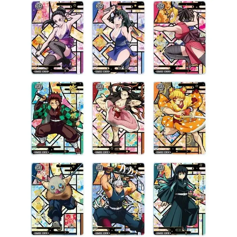 Anime Demon Slayer CR UR series Kamado Nezuko Hashibira Inosuke Tsuyuri Kanao Suma collection card Christmas birthday gift