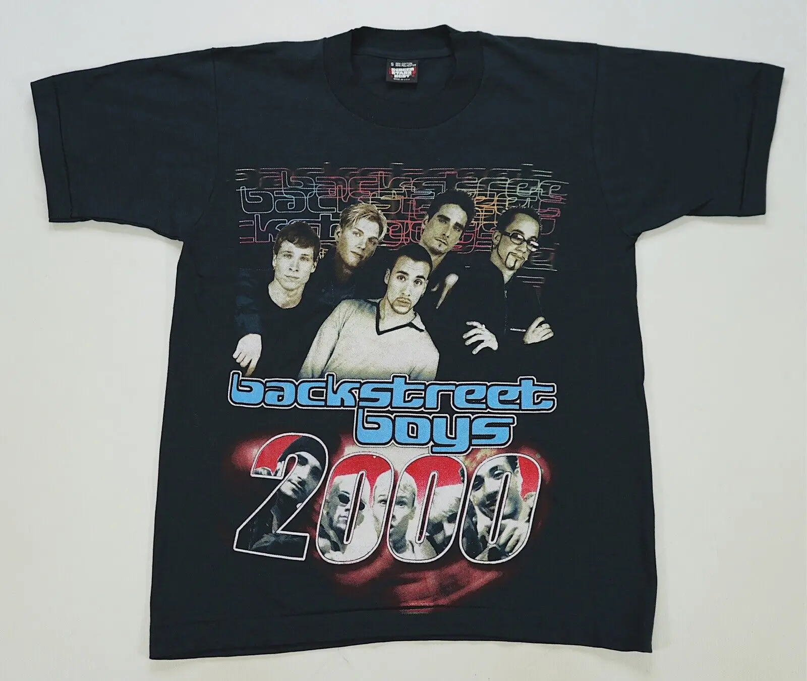 Rare VTG Backstreet Boys Into The Millennium 2000 Rap T Shirt 2000s Boy Band S