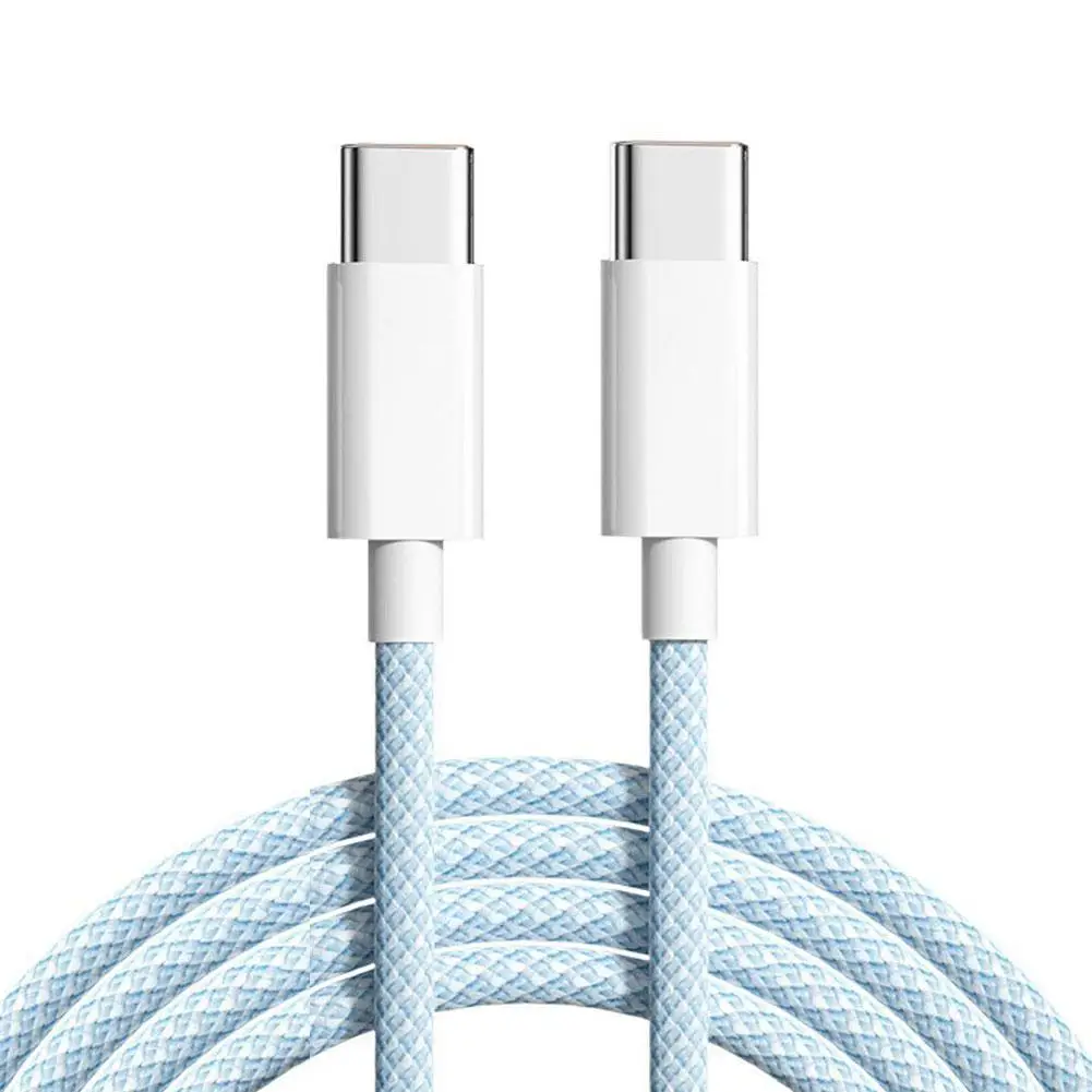 Kabel Data pengisi daya cepat, kabel Data USB C ke USB Tipe C UNTUK IPhone 15 15 Pro 15 Max 15 Pro MAX Tipe C ke Tipe C Data Line J3I7