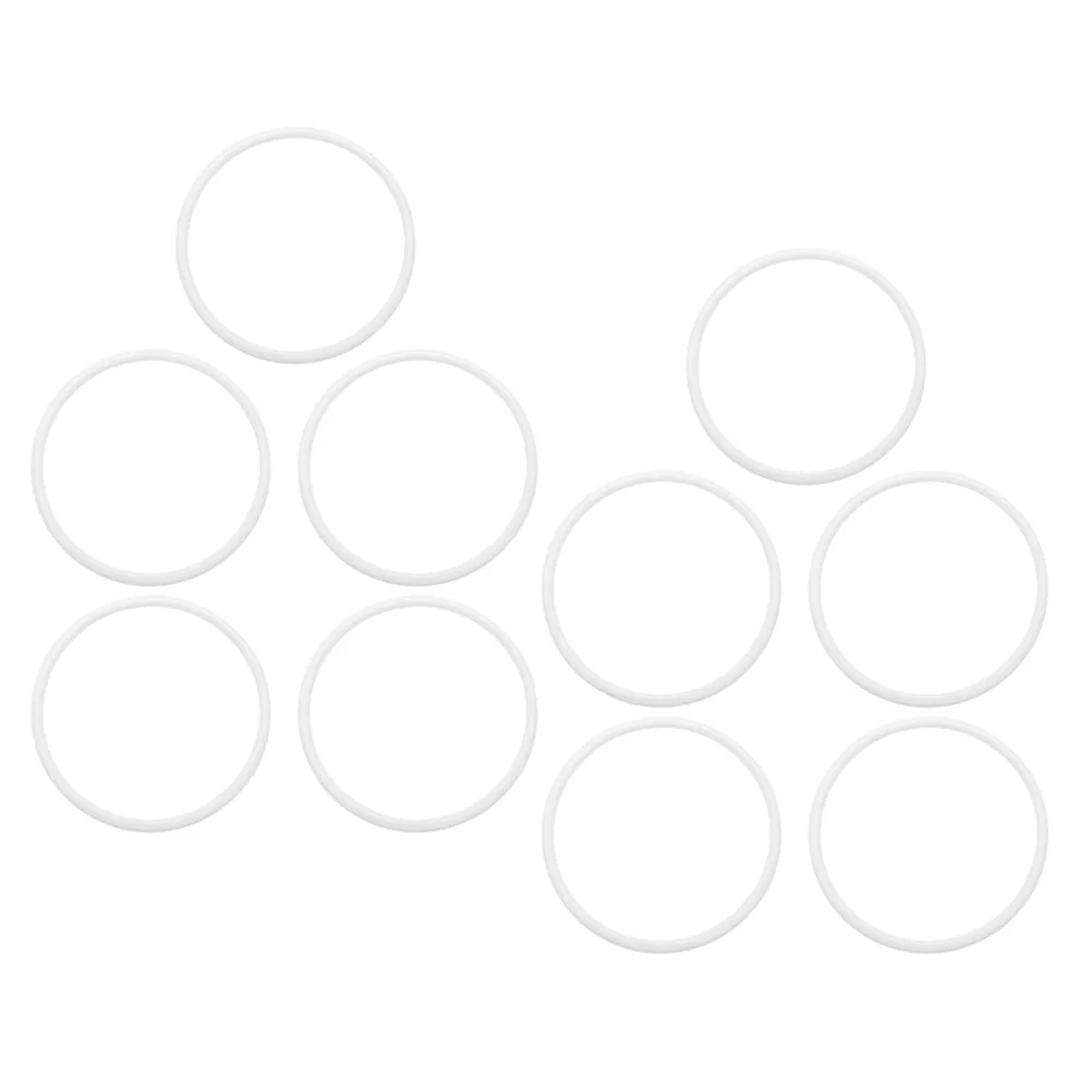 

10Pcs Sturdy Plastic Wire Wreath Frames Circle Hoops for DIY Garland Flower Arrangement Macrame Plant Hangers Dream Catcher