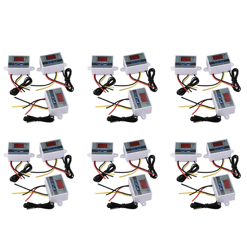 

Новинка 2023 года-18 шт., 220 В, 10 А, цифровой светодиодный регулятор температуры, термостат, переключатель, зонд