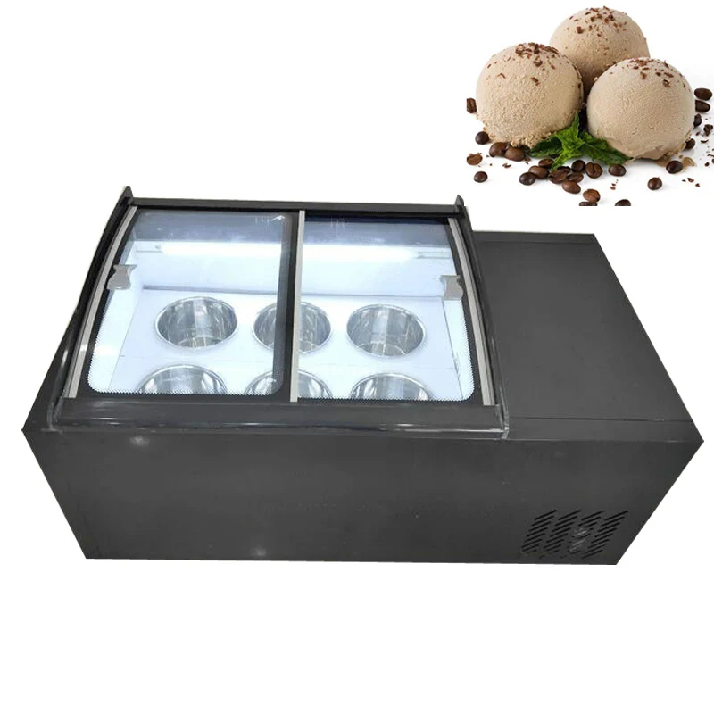 New Product Table Top Ice Cream Freezer Commercial Ice Cream Showcase Display Refrigerator