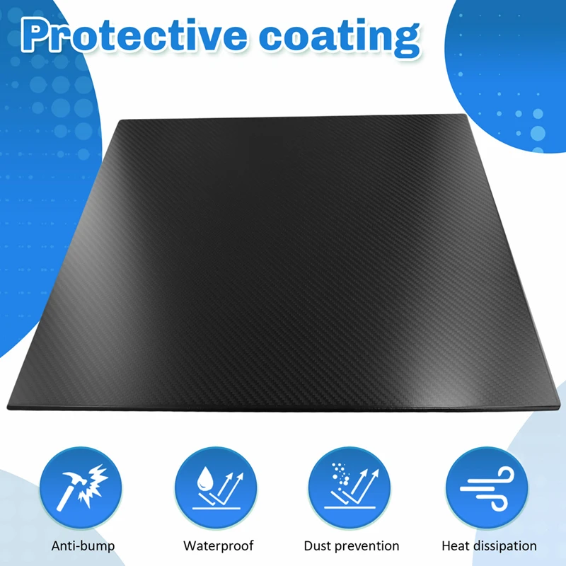 

Carbon Fiber Sheet 400x500x3.0mm 3K Carbon Plate Panel Sheets High Composite Hardness Material Anti-UV Carbon Fiber Board