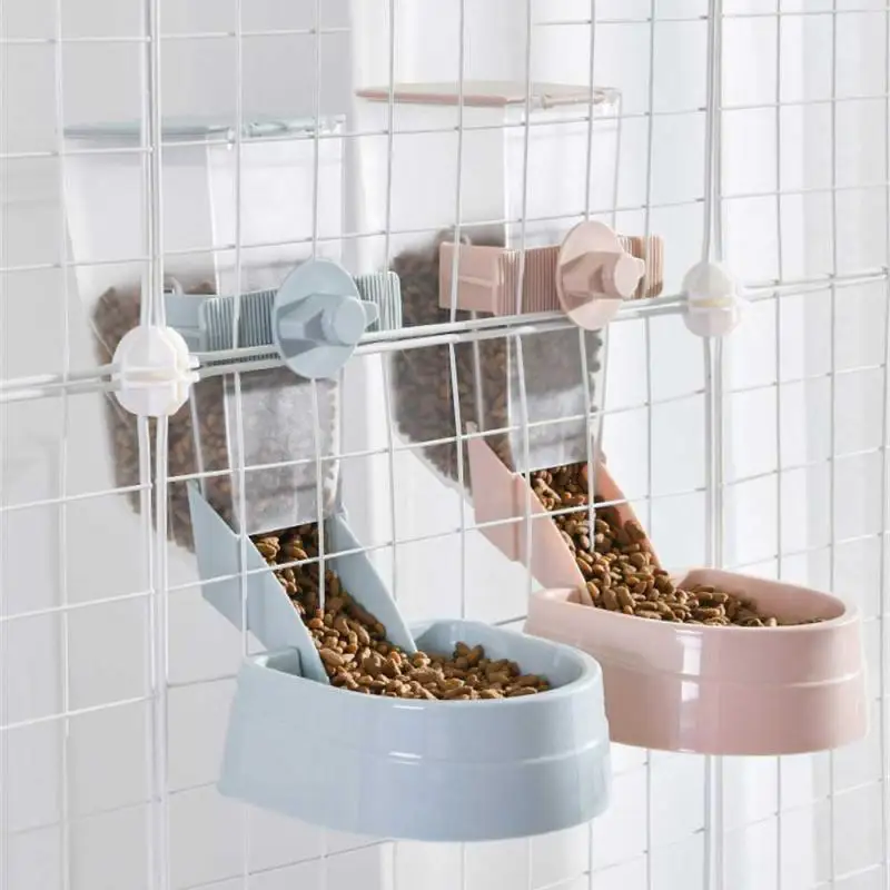 Automatic Cat Feeder Dog Feeder Water Dispenser Automatic Pet Accessories Cat Self-service Feeder Cat Feeder Hanging Pet Feeder