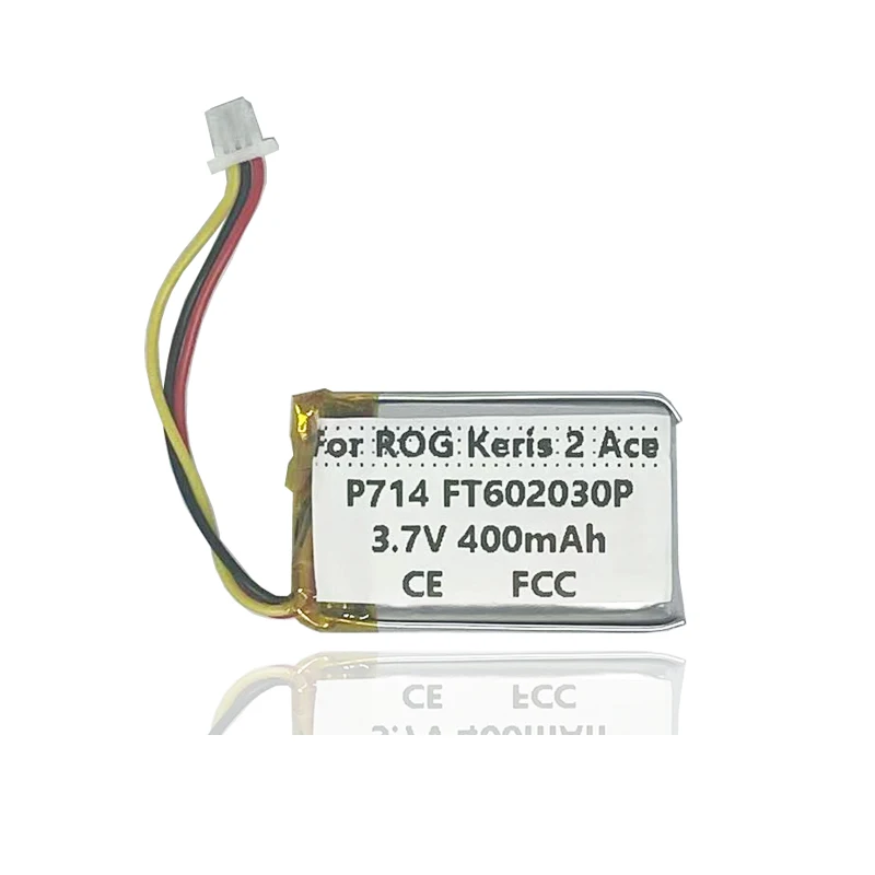 400 مللي أمبير قدم 602030 P & 500 مللي أمبير قدم 442631 بطارية P لماوس الألعاب ASUS ROG Keris AP P709 / II 2 Ace P714