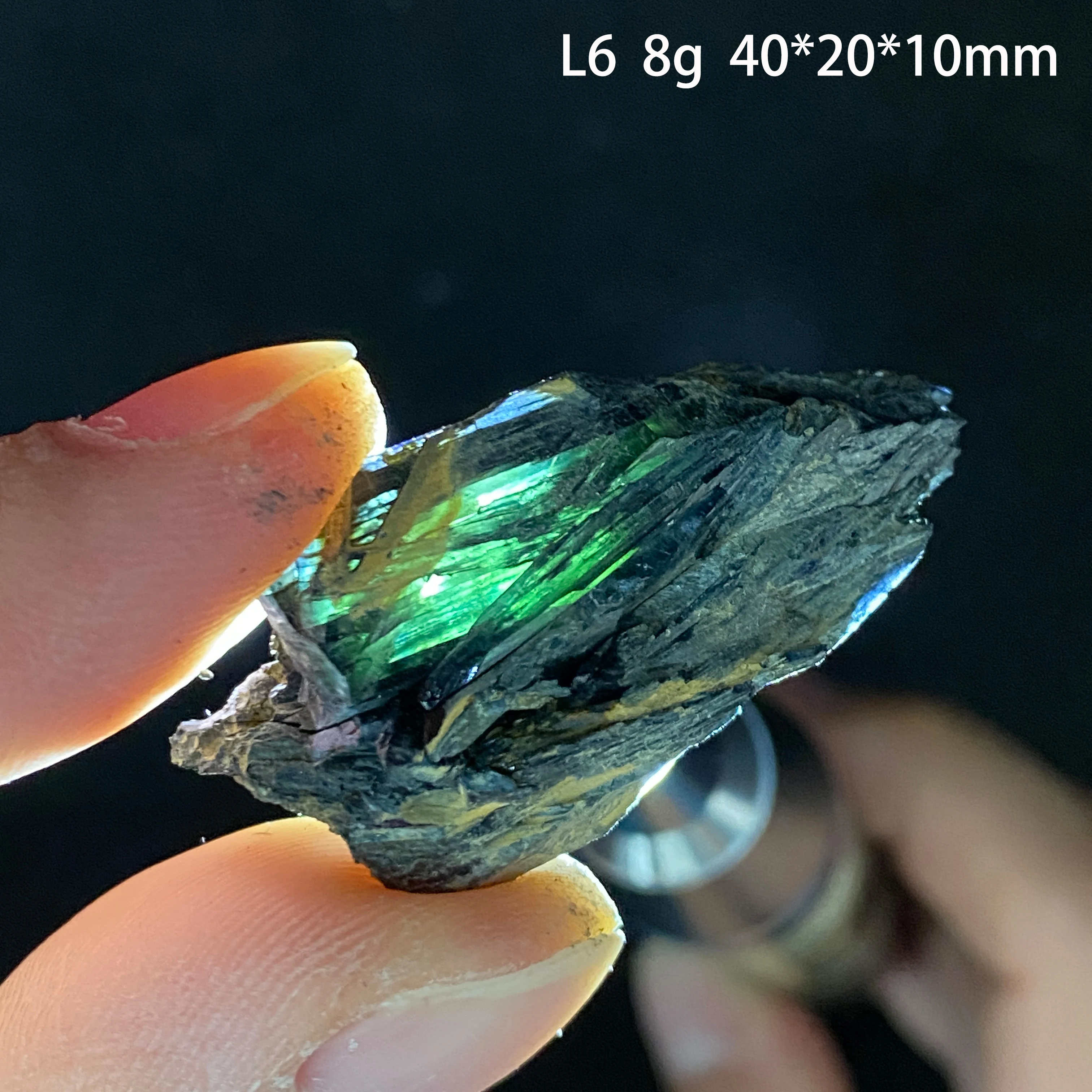 Natural Blue Iron Mineral Specimen Feng Shui Home Decor Energy Stone Teaching Collection Gift