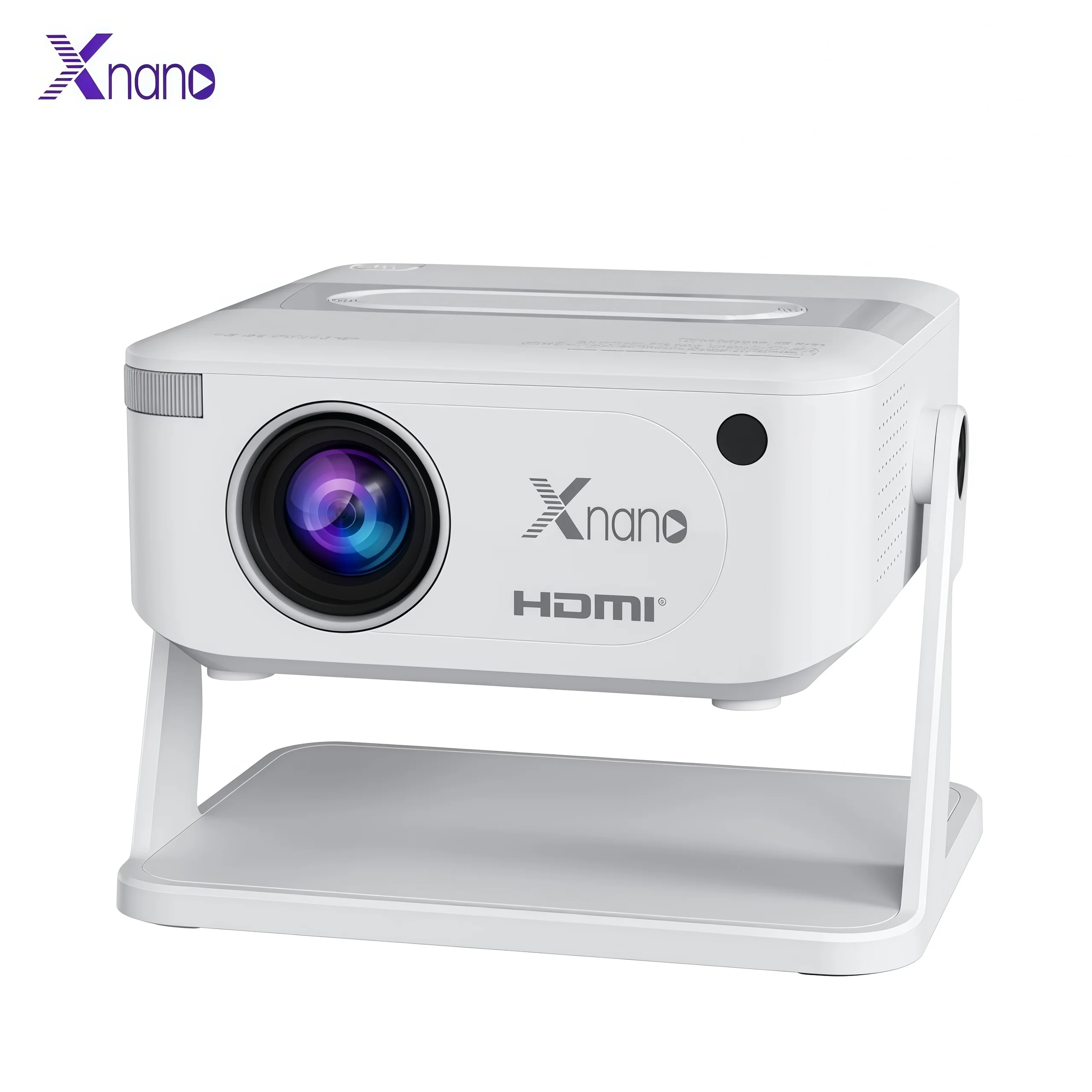 

XNANO HA109 Portable LED Projector Android 11 System 720P 4K Video 150 ANSI Support WiFi 6 BT5.0 Gimbal Mount for Home Cinema