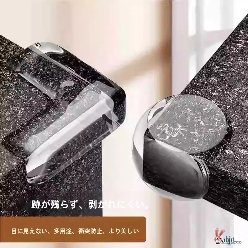 厚みのある大理石製衝突防止コーナープロテクター、透明な子供用ガラステーブルエッジ保護ステッカー