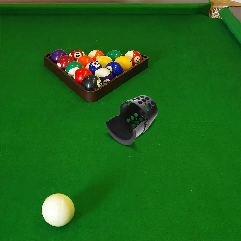 

4Pcs American Pool Table Accessories Black Heavy Duty Plastic Drop Pockets Easy Install Replacement Pool Table Pocket Liners