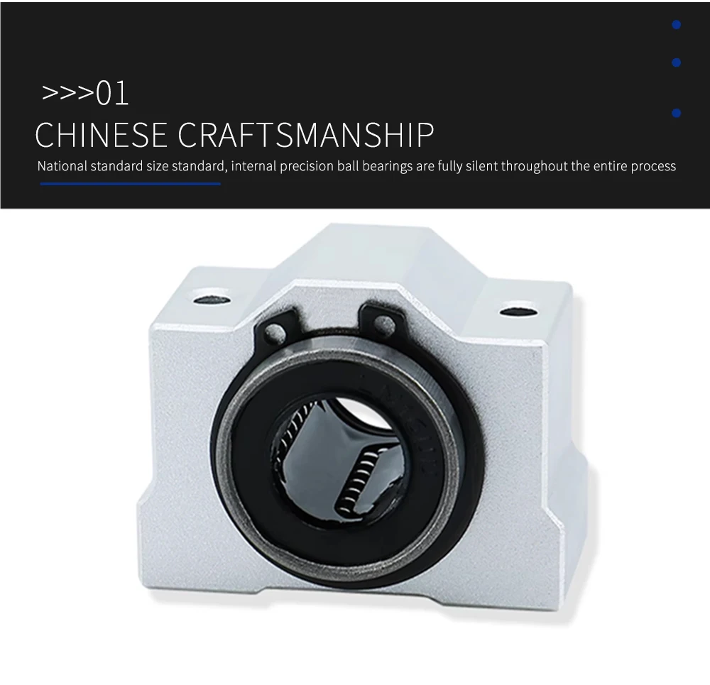 Kugellager Rodamientos SCV12UU SCV16UU SC12VUU SC16VUU Linearlagerblock DIY-Gleit-Einheiten CNC-Fräse – Detail 6
