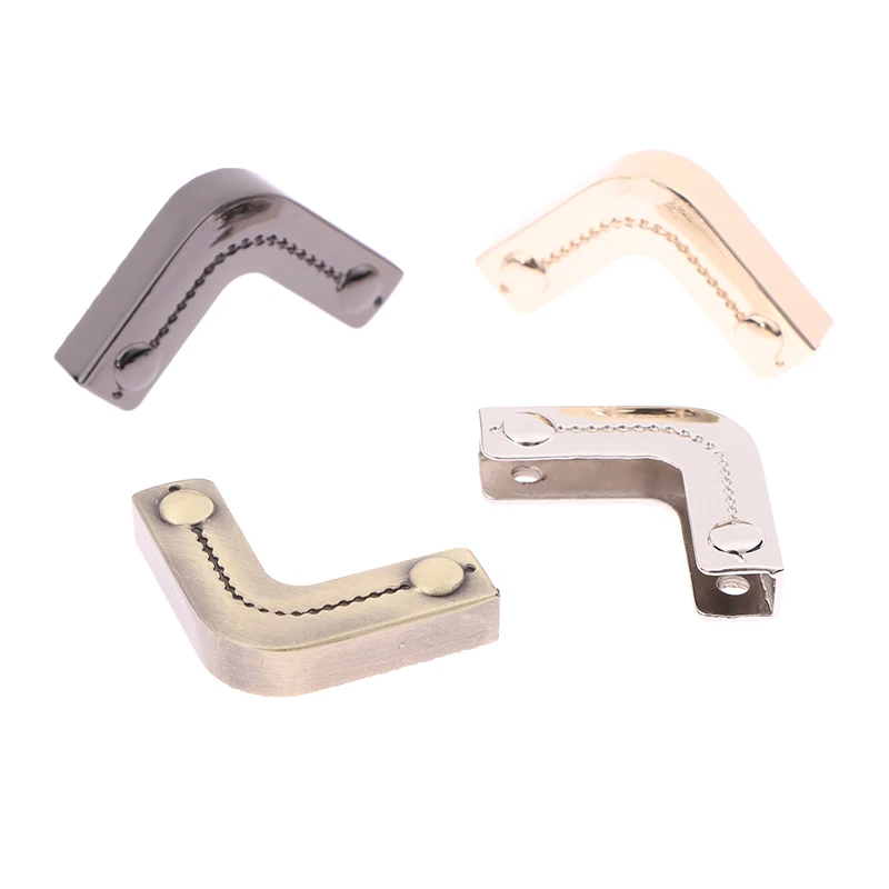 1PCS Metal Bag Corner Corners Decor End Clip Edge Banding Bag Accessories Leather Decorative Corner Banding Decorative Strips