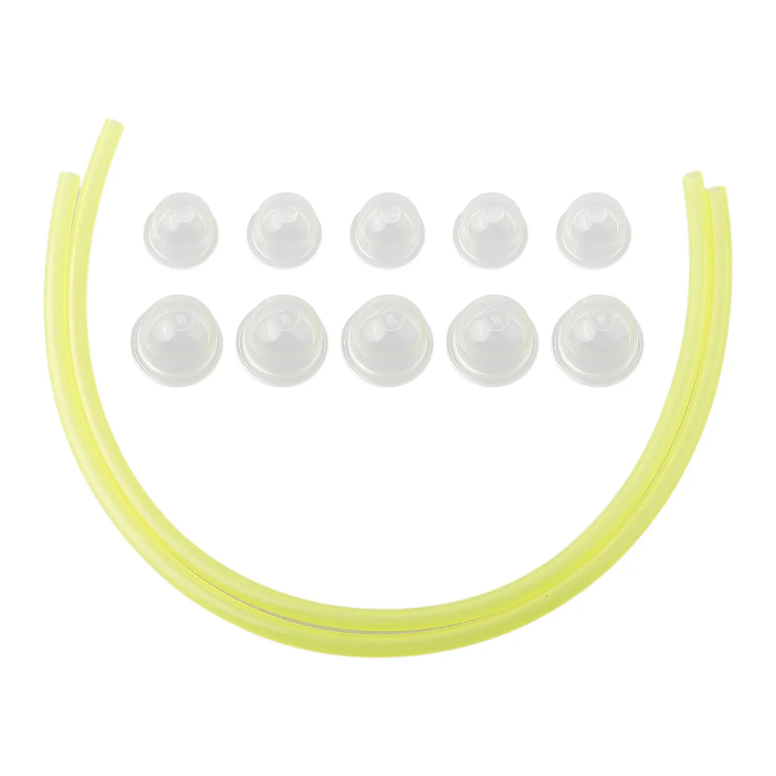 Aftermarket Fuel For Primer Bulb Kit with 5 Small and 5 Large Bulbs and 24 Inch 3mm x 5mm Fuel Tubing for Engine Maintenance