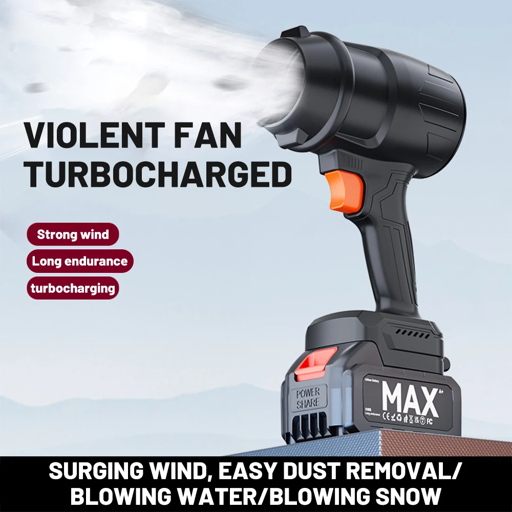 

350W Turbo jet fan Handheld Dust Blower 3000RPM Portable Mini Air Blower Outdoor Camping BBQ Powerful Blower Keyboard Dust Clean