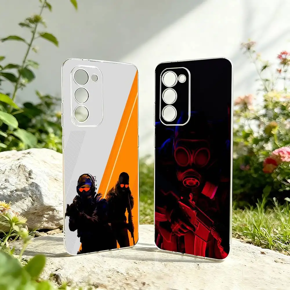 Counter-Strike 2 Stylish Game Phone Case For Samsung Galaxy A73,A72,A71,A70,A53,A52,A51,Soft Silicone Transparent Cover