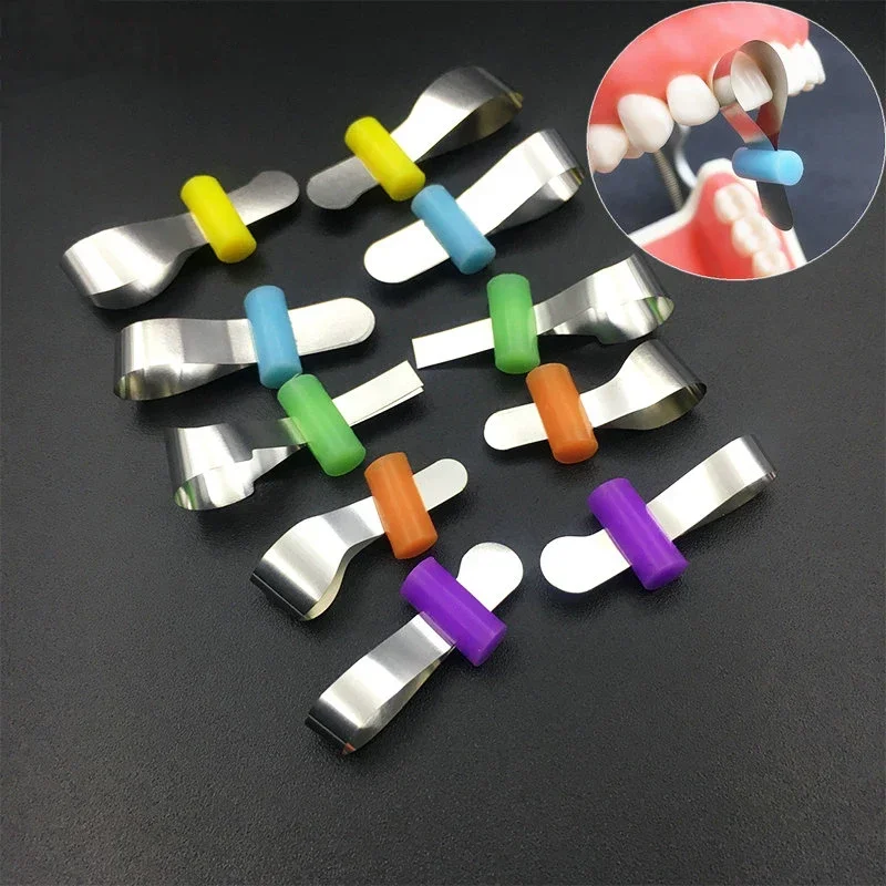 

50 шт. стоматологические передние матрицы ортодонтические секционные контурные металлические матрицы стоматологические материалы