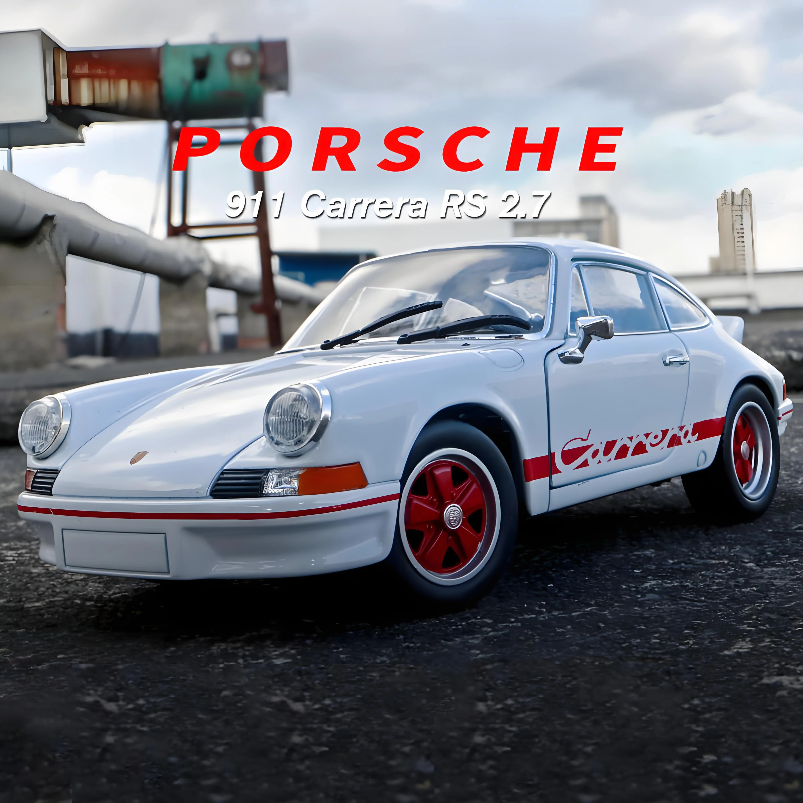 

WELLY 1:24 Porsche 911 Carrera RS 1973 Alloy Car Diecasts & Toy Vehicles Car Model Miniature Scale Model Car Toy For Children