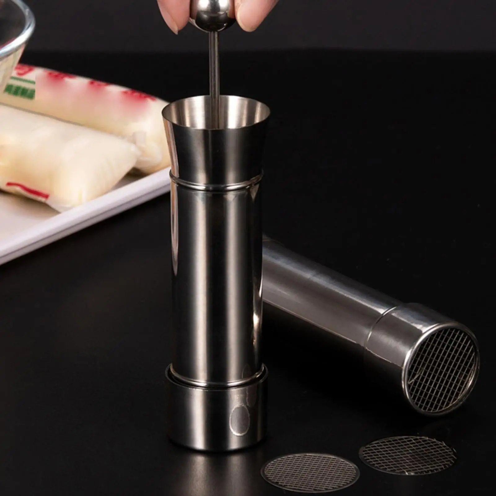 صانع الفول الرائب الفولاذ المقاوم للصدأ أداة القطع السريع DIY بها بنفسك الفول الرائب جزء الجبن القاطع للمنزل المطبخ مطعم الطبخ الخبز #4