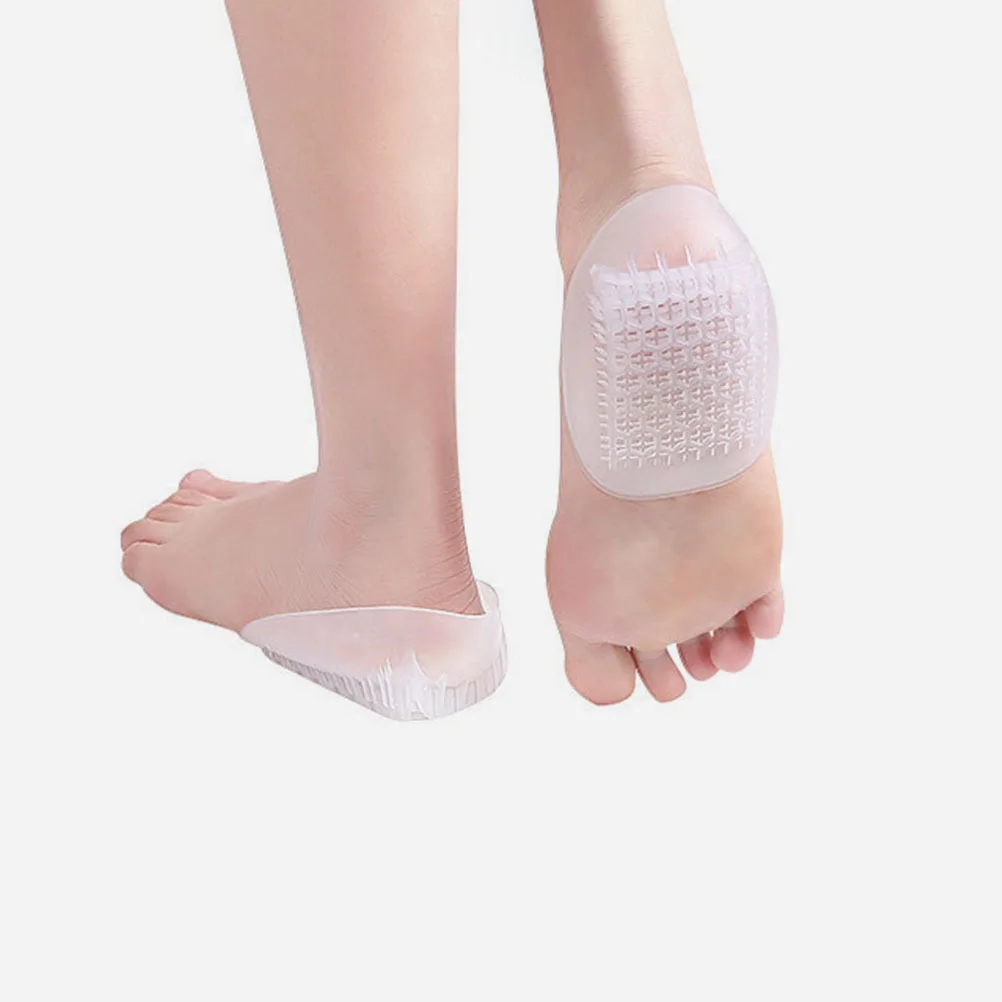 

1Pair Height Increasing Insoles Transparent Sebs Heel Insert Non-Slip Cushion Shoe Pads Invisible Comfort Heel Lifts for Men