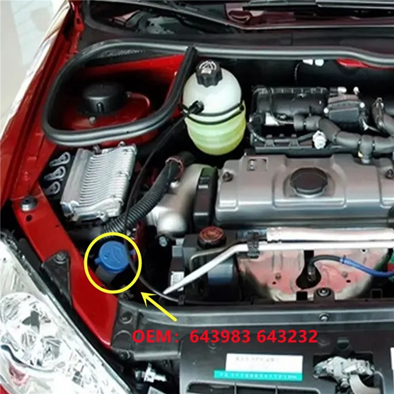 A45F-لبيجو 206 206CC 207 سيتروين C2 خزان المياه مدخل الأنابيب حامل الزجاجة 643983 643232 #2