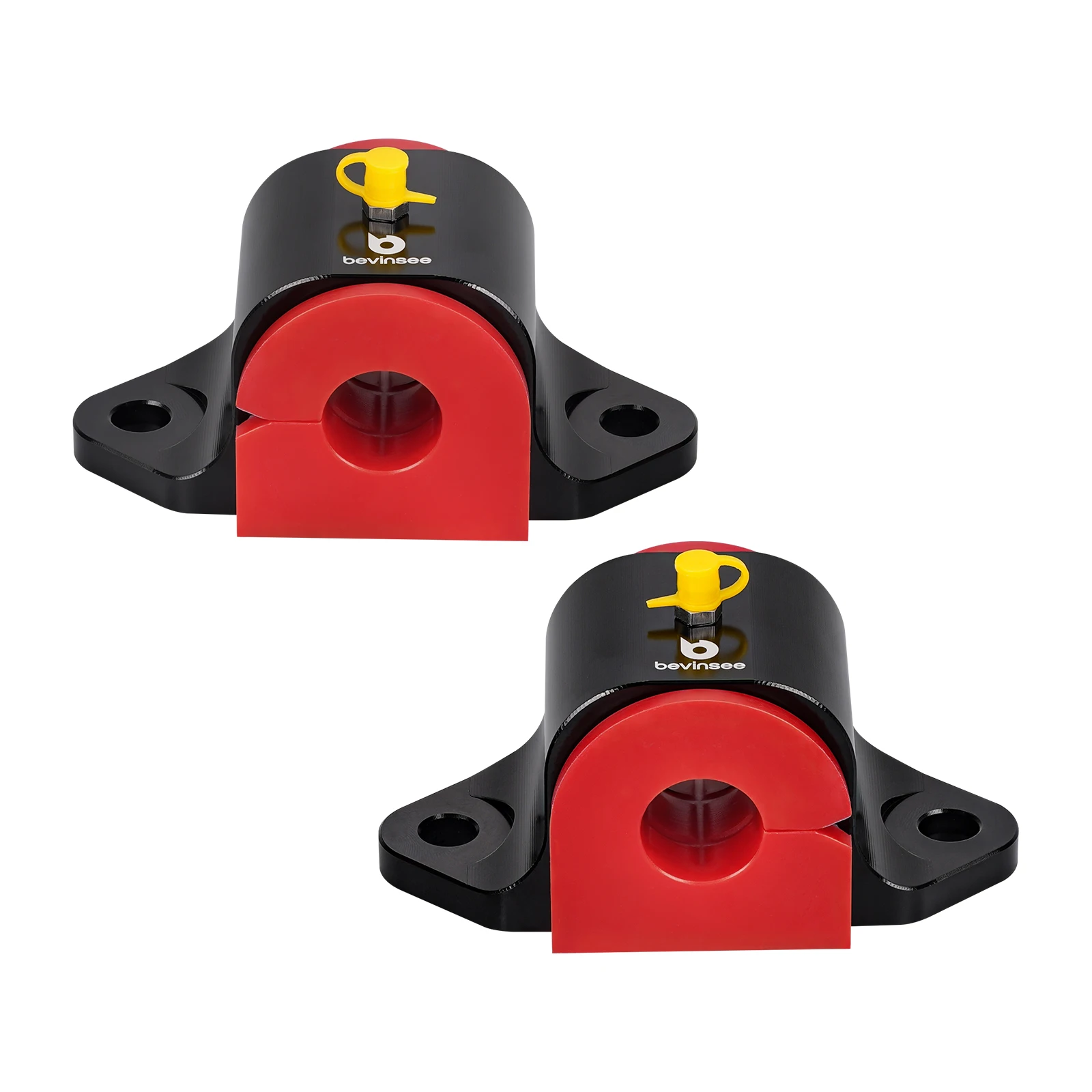 80A Polyurethane Front Anti Roll Sway Bar Bushings with Brackets fit for BMW E46, Replace for 31351097179, 31351094552