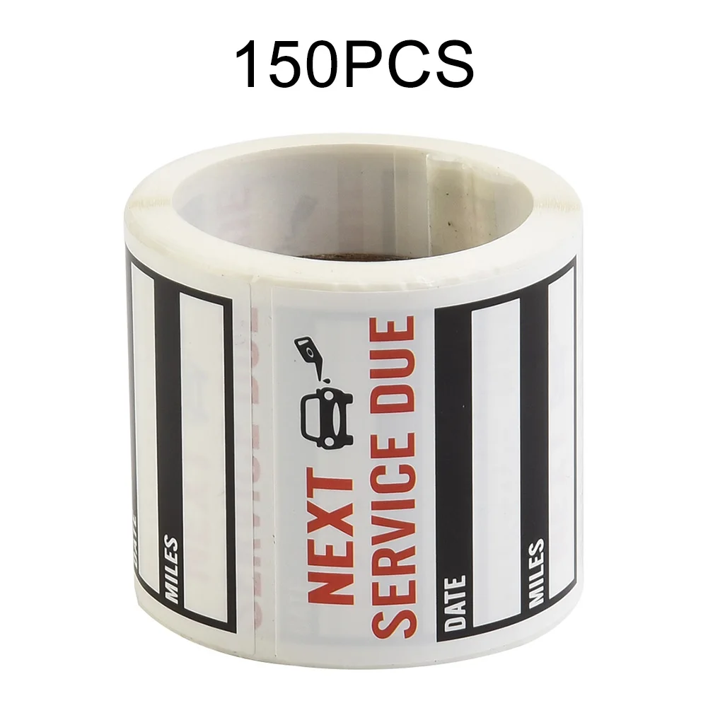 سيارة شاحنة تذكير ملصقات 1 لفة أدوات السيارات خدمة تغيير الزيت تذكير ملصقات 1 لفة 150 قطعة لا شيء جودة عالية