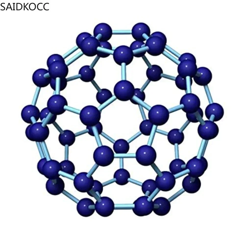 SAIDKOCC 99.5% 99.6% فوليرين C60 مسحوق كربون 60 1 جرام في قارورة زجاجية-أولوية الشحن في نفس اليوم