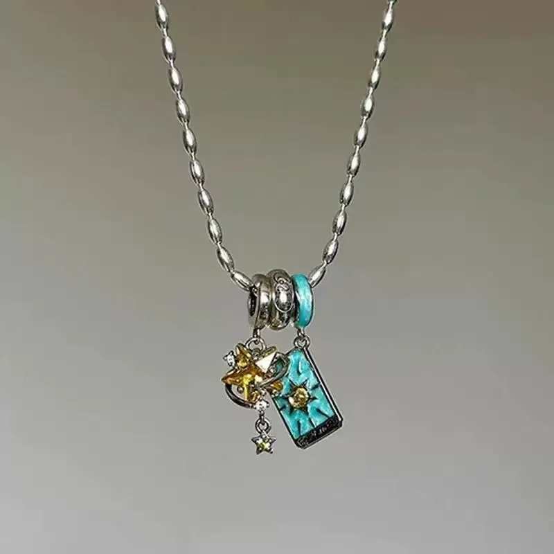 الاتجاه خمر خمر التارو بطاقات مربعة نجمة الشمس القمر سوار للنساء مجوهرات الأزياء الحد الأدنى اكسسوارات بالجملة الطرف #5