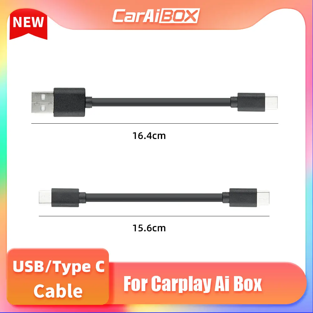 كابل CarAiBOX-USB Type-C لتشغيل السيارات اللاسلكي ، صندوق Ai ، محول سيارات أندرويد