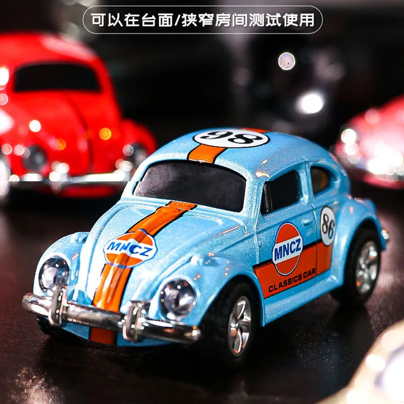 New 1/64 Wireless Mini Beetle Alloy Remote Control Car Small Mobile Phone Remote Control Model Car Toy Children'S Holiday Gift