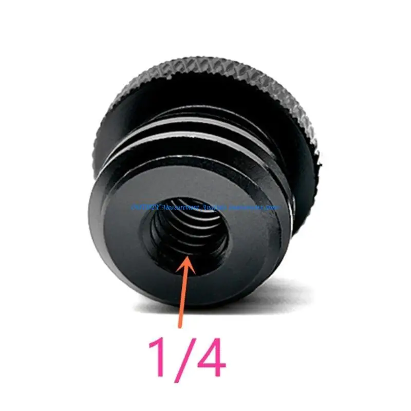 

367D Anti-rust Mic Stand Adapter 1/4 Female to 5/8-11 Male for Photographic Equipment