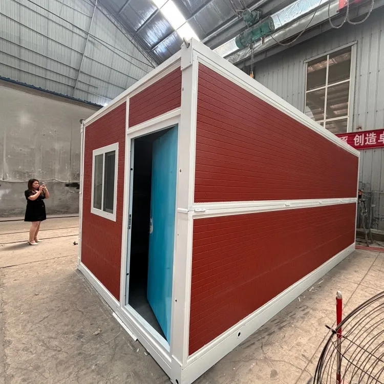 Hot-Selling 40-Foot Folding Container Board Room Z/Y-Shaped Quick Occupancy Complete Facilities Steel Sandwich Panel Outdoor