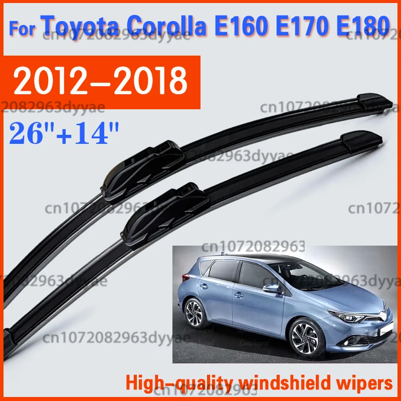 Scheibenwischerblätter für Toyota Corolla E160 E170 E180 2012 - 2018 2013 2014 2015 2016 2017 Windschutzscheibe Autozubehör