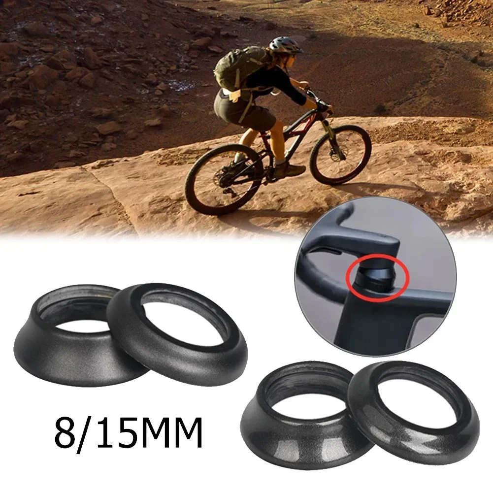 Bicycle Carbon Fiber Conical Wrist Washer Headset Spacer Fiber Cycling Steerer Tube Conical Washers Bicycle Articles