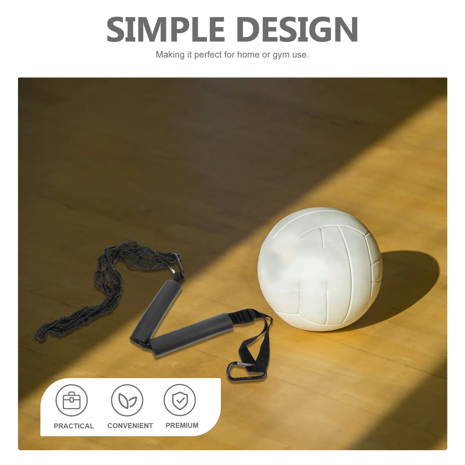 

Hanging Volleyball Training Strap Vertical Jump Trainer Spike Practice Volleyball Equipment Durable Sports Supplies