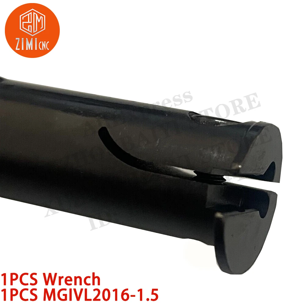 1PCS MGIVL2016-1.5 Suporte de inserção para canal de barra de mandrilar Suporte para ferramenta de corte de torno Ferramenta CNC de 16mm torno de metal mecânico ferramenta de corte