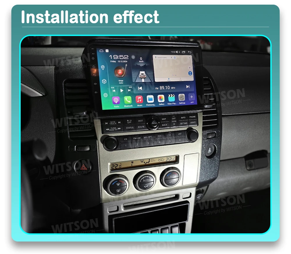 10.1'' Android Car Radio Multimedia For NISSAN Pathfinder R51 Navara 2004-2014 Multimedia Stereo Wireless Carplay 4G Wifi GPS UI