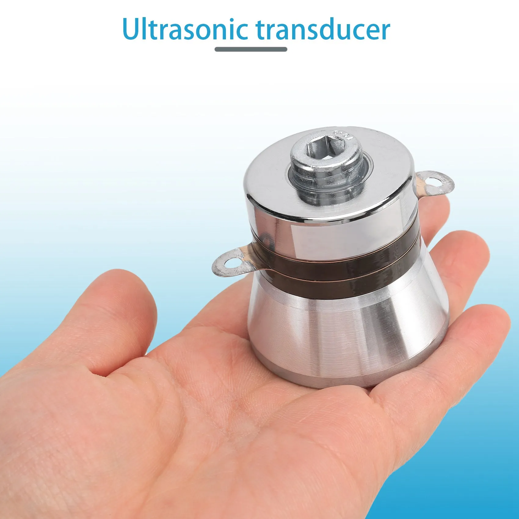 Limpiador de transductor piezoeléctrico ultrasónico de alta eficiencia de conversión de 60W 40KHz componentes acústicos de alto rendimiento