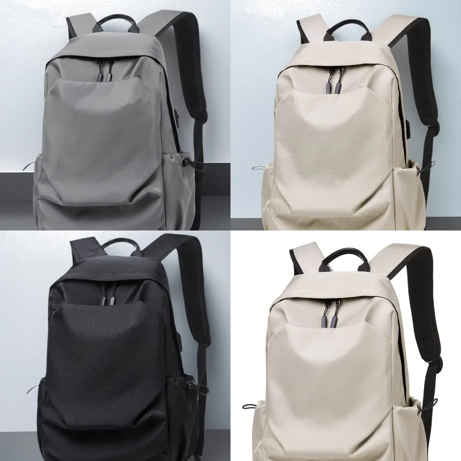 

【New style】New style portable outdoor backpack waterproof schoolbag travel sports casual unisex commuter computer bag
