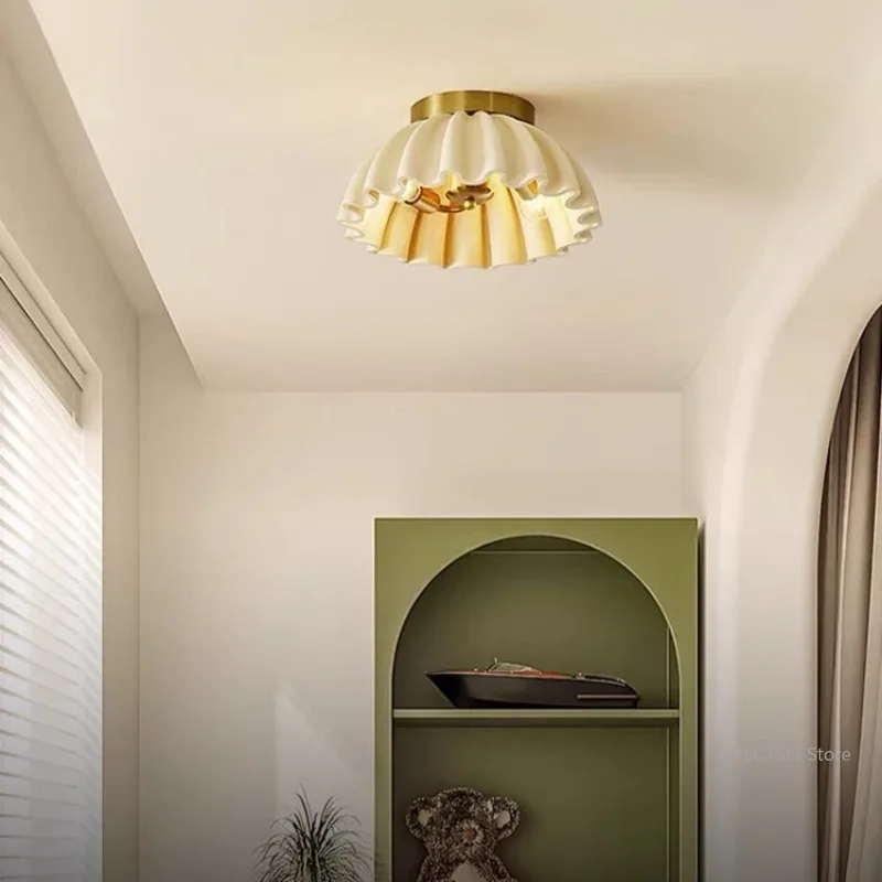 Franse Creatieve Balkon Plafondlamp, Gang Gang Licht, Nieuwe Garderobe, Foyer Ontwerper, Slaapkamer, Studie Verlichtingsarmaturen