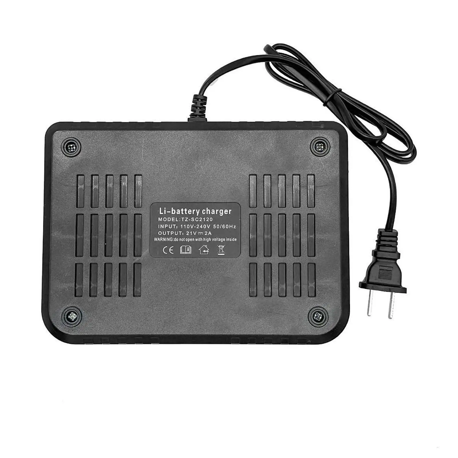 Fast Charging Dual Port Battery Charger Two Slot Power Tool Accessory Compact Durable for DIY Projects