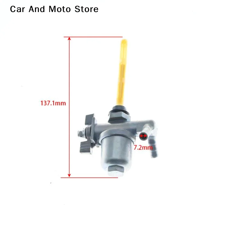 【CMO】1Pcs For RUASSIA AURAL DNEPR MT650 URAL650 Motorcycle Petcock Fuel Tap Fuel Tank Switch Valve Cocks With Filters Case